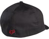 Image 2 for Fox Racing Flex 45 Flexfit Hat (Black/Red)